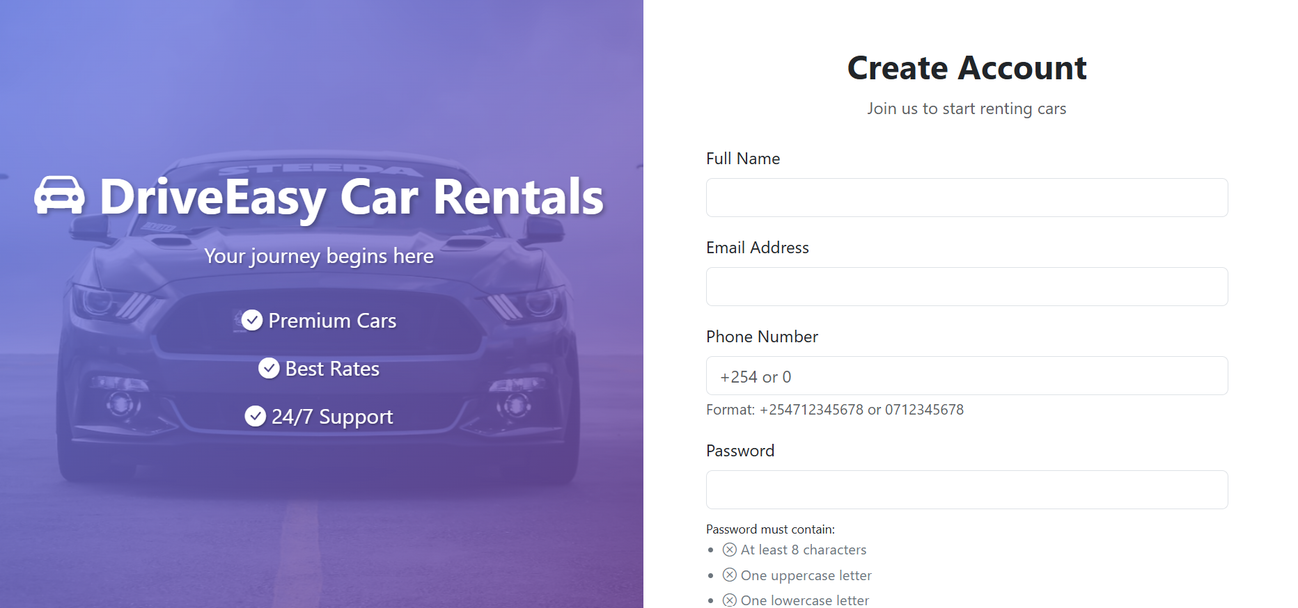 Car Rental System